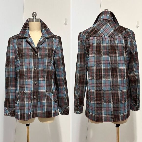 Vintage 70s Jane Colby Shirt Jacket 11/12 Medium - Picture 1 of 11